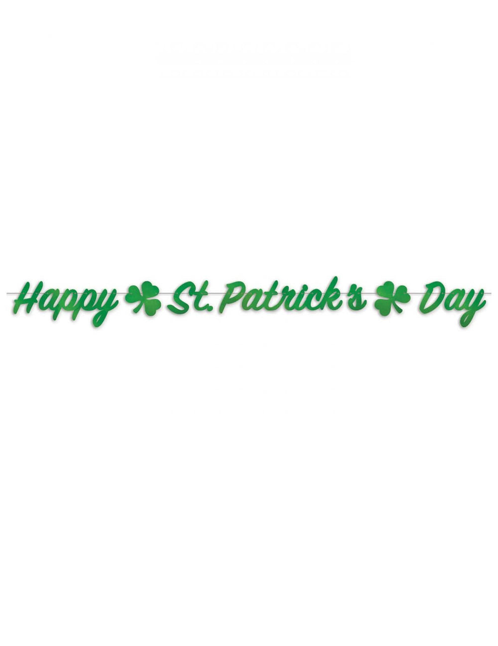 Predný pohľad na girlandu Happy St Patrick's Day
