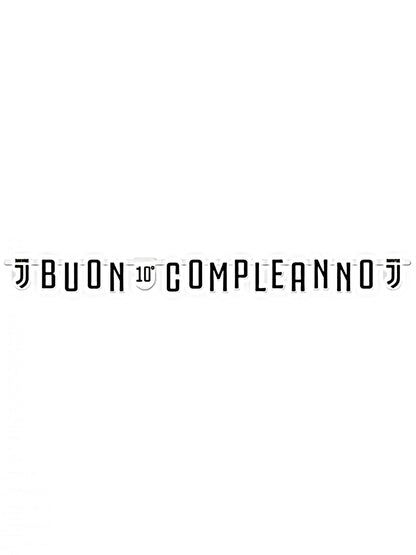 Boon Compleanno Juventus™ prispôsobiteľná kartónová girlanda 215 x 15 cm