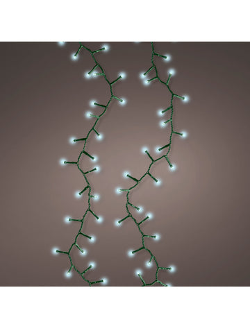 Biela svetelná reťaz 400 LED 10 m 