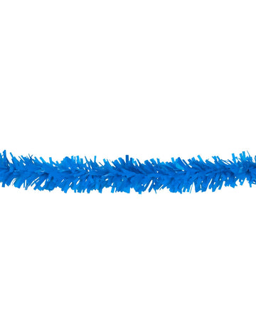 Modrá PVC girlanda 10 metrov, nehorľavá 
