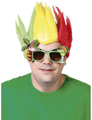 Jamajská žltá červená zelená jamajská parochňa