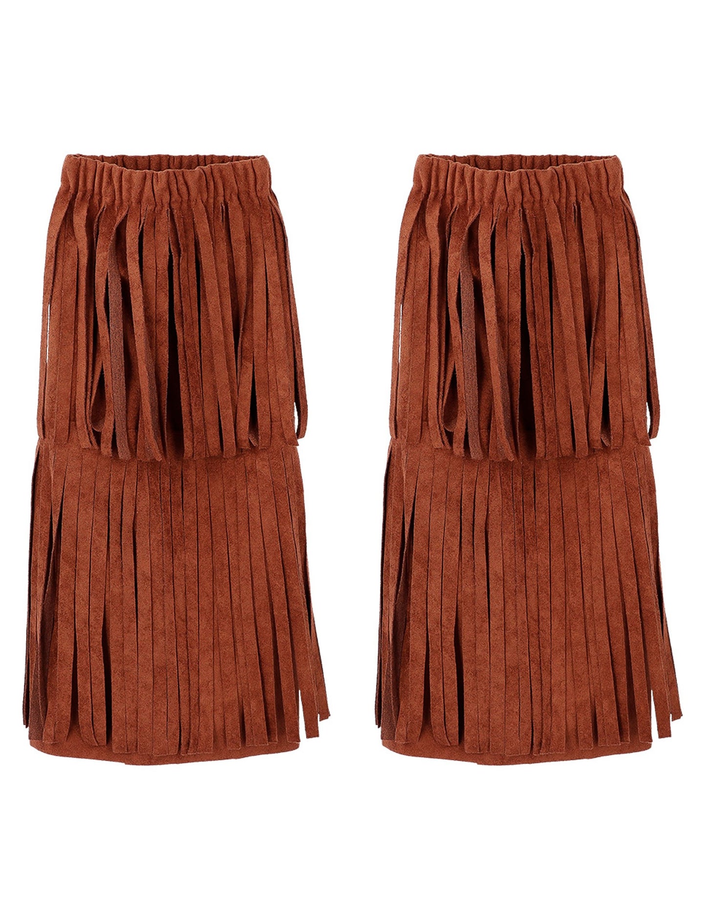 Návleky na nohy s indickými strapcami pre dospelých