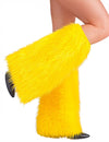 Jambières à poils pour adulte jaunes