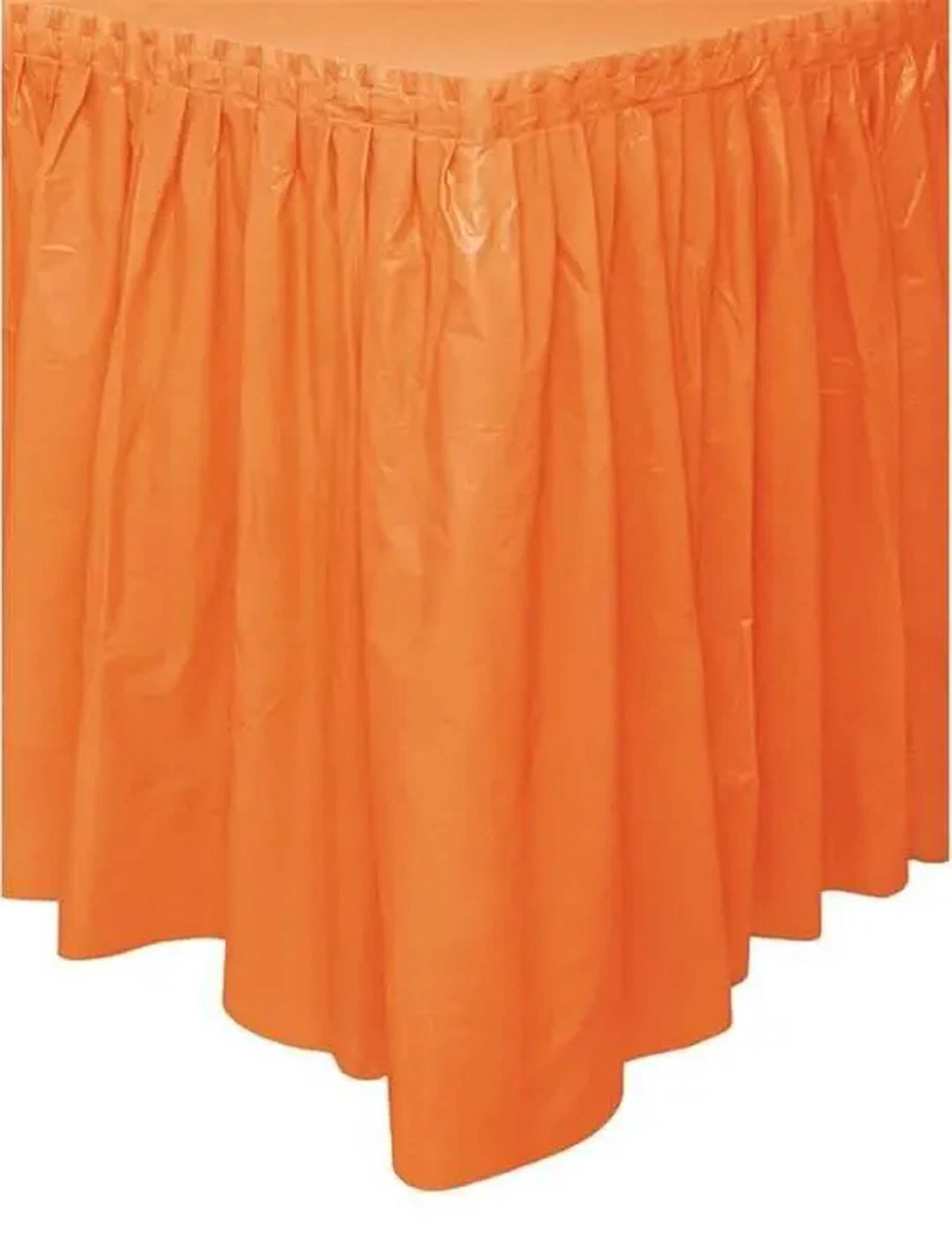 Plastová obrusová sukňa oranžová