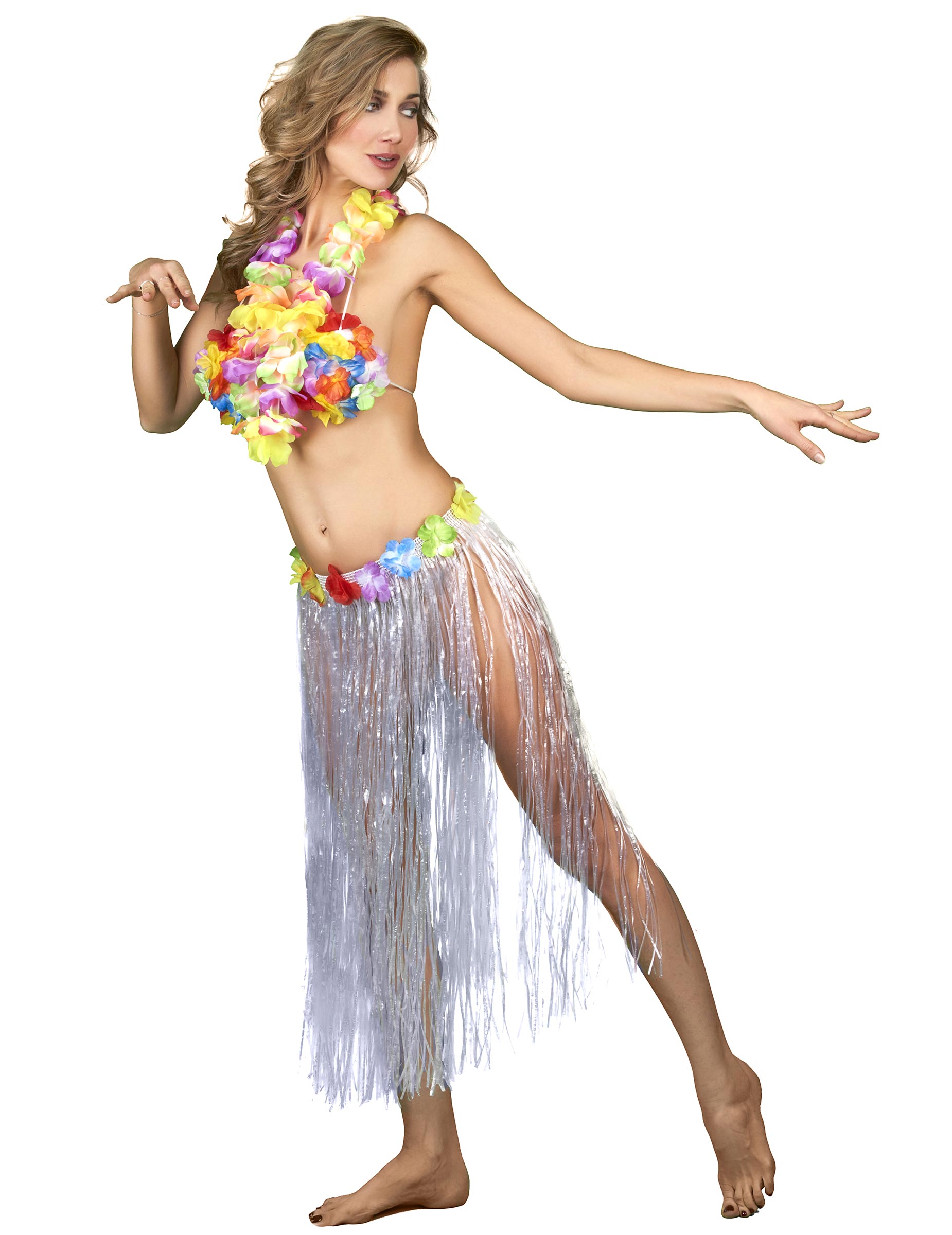 Prehľad dlhé priehľadnej havajskej sukne pre dospelých