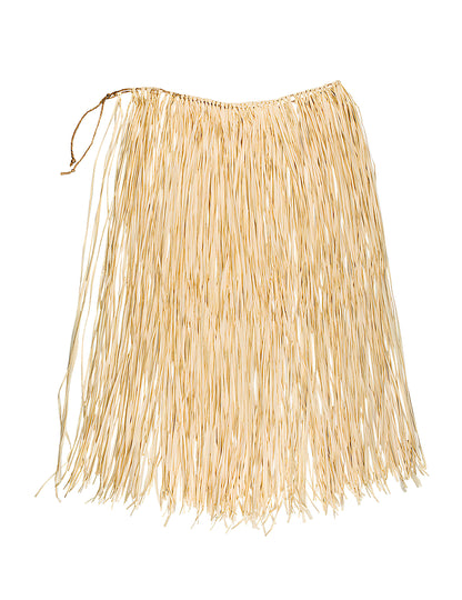 Dlhá prírodná havajská sukňa raphia dospelý