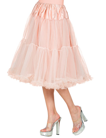 Pink béžový typ petticoat 65 cm