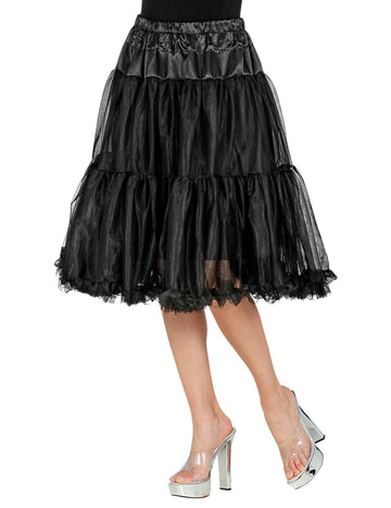 Čierny typ Petticoat 65 cm
