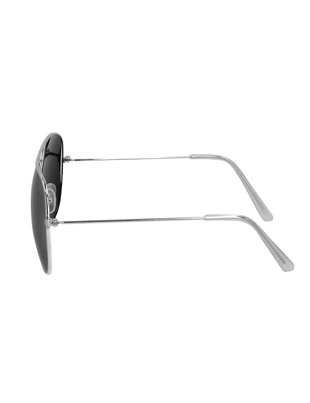 Vue de profil des lunettes aviateur du kit 3 accessoires policier