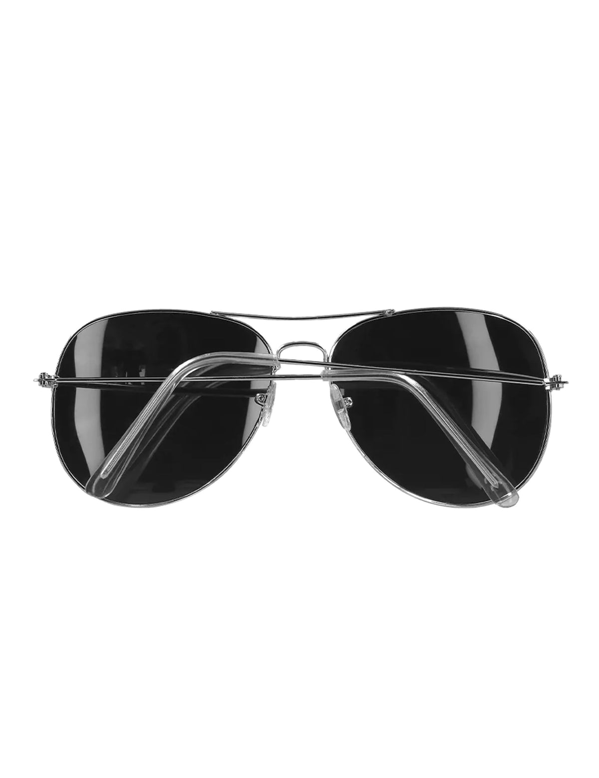 Vue de dos des lunettes aviateur du kit 3 accessoires policier