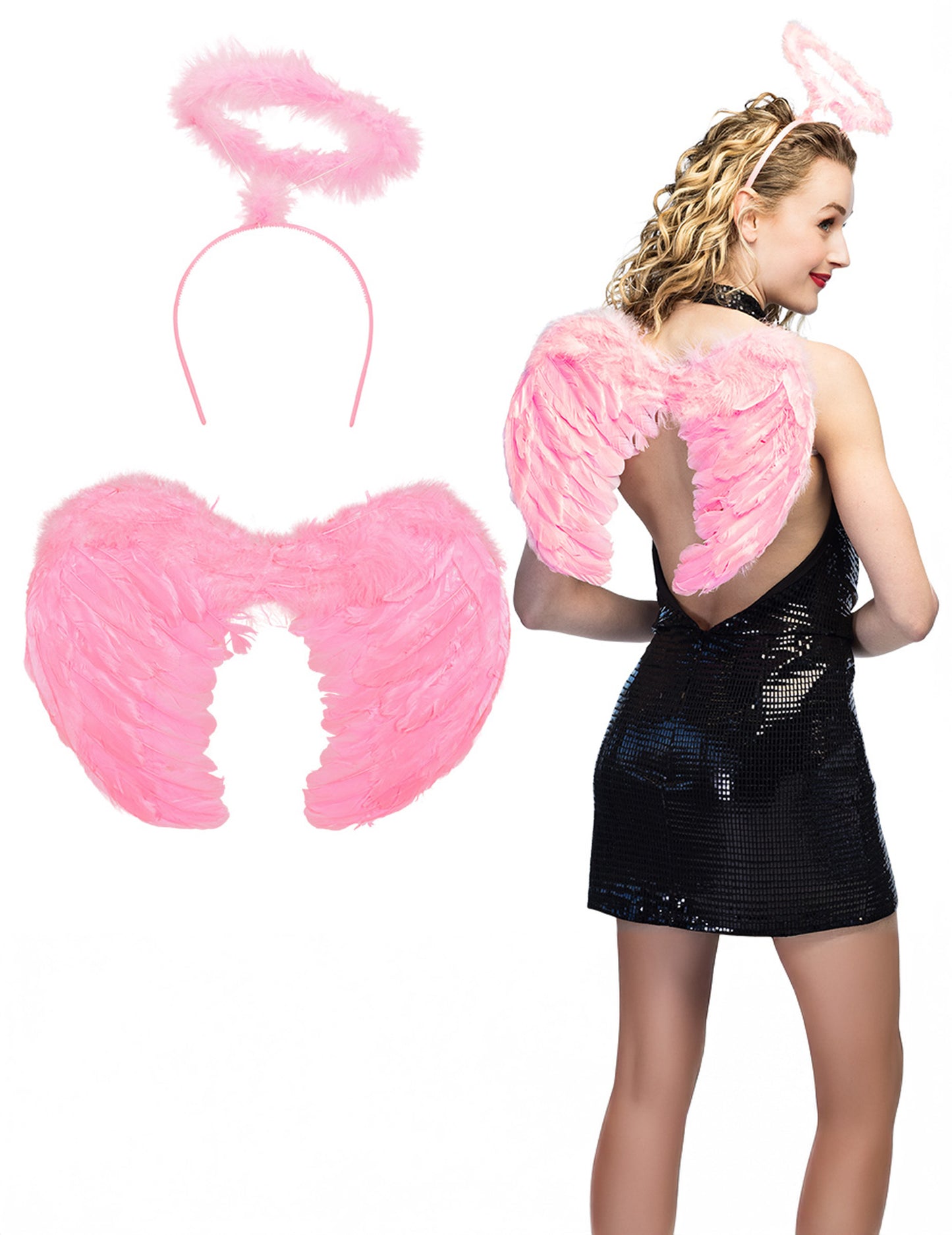 Sada príslušenstva pre svetloružového anjela