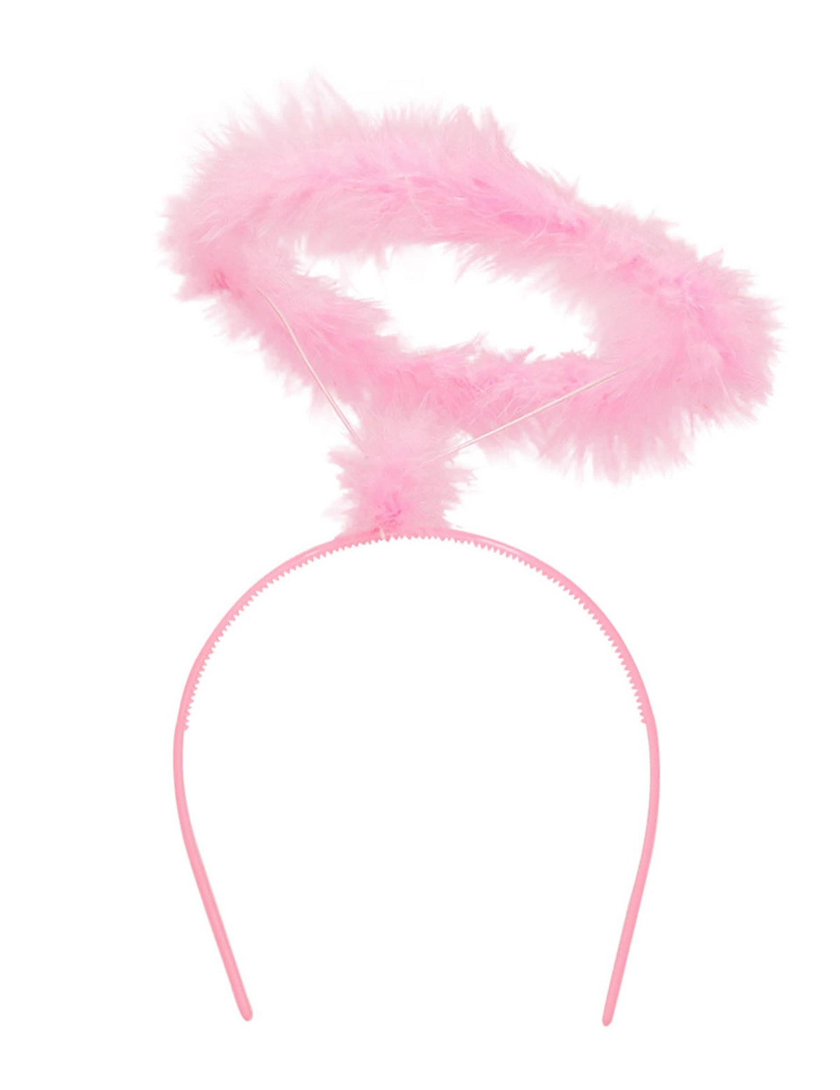 Auréole en plumes sur serre-tête du kit accessoires d'ange
