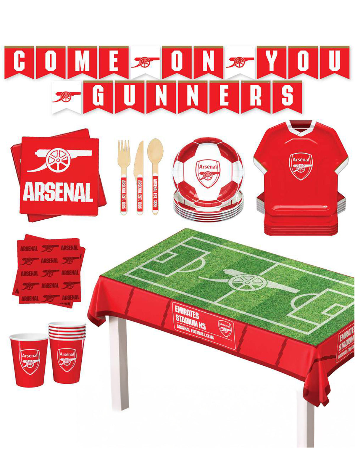 Narodeninová sada Arsenal Football Club 44 kusov