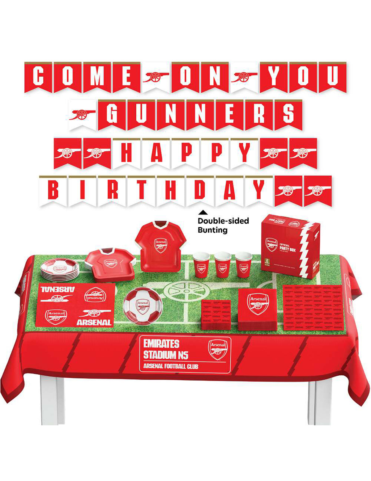Narodeninová sada Arsenal Football Club 44 kusov