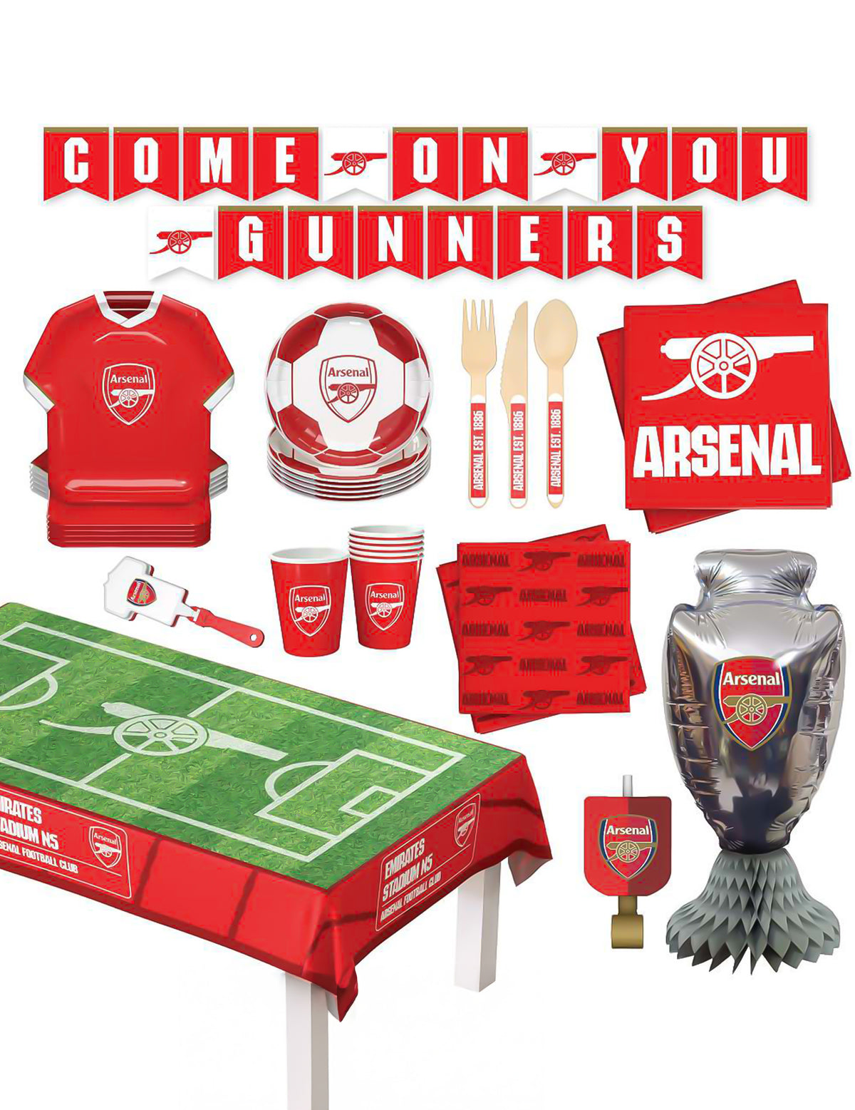 Narodeninová sada Arsenal Football Club 75 kusov