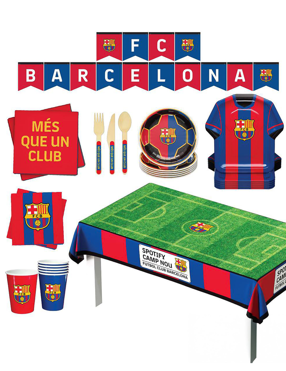 Narodeninová sada FC Barcelone 44 kusov