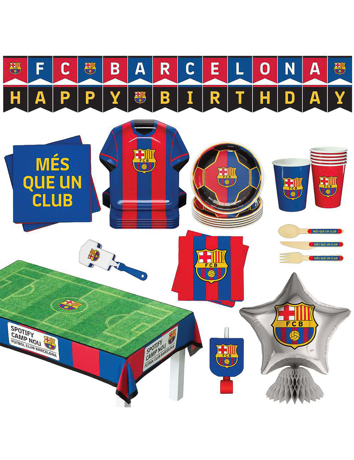 Narodeninová sada FC Barcelone 75 kusov