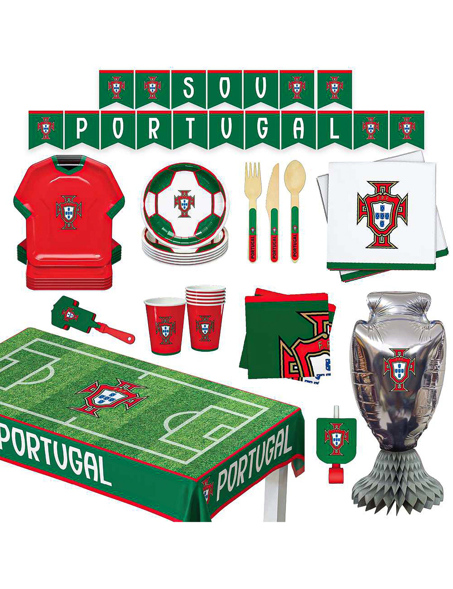 Narodeninová sada Portugalskej futbalovej federácie 75 kusov