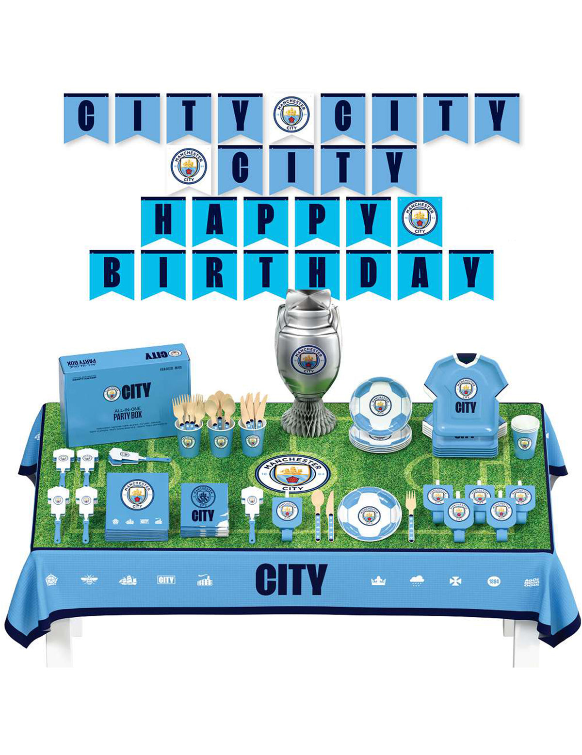 Narodeninová sada Manchester City Football Club 75 kusov