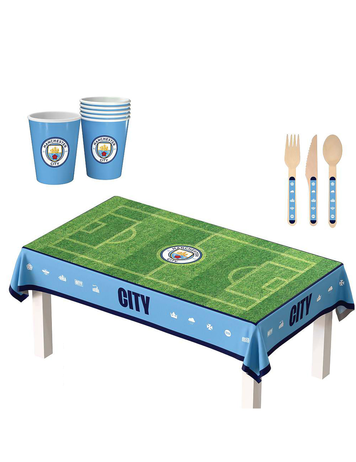 Narodeninová sada Manchester City Football Club 75 kusov