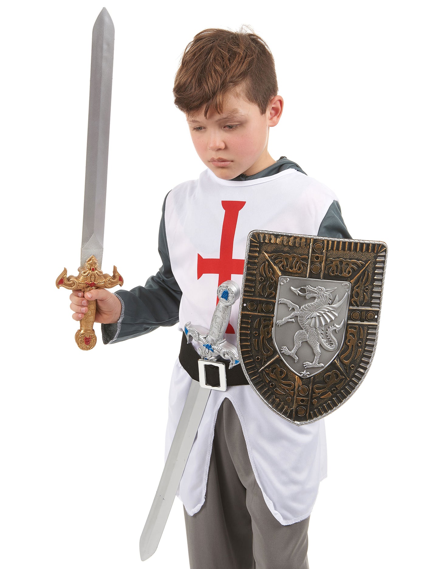 Shield Kit a 2 plastové meče pre deti