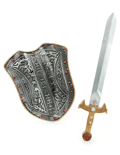Shield Kit a Sword Stredoveký rytier v plastových plastoch