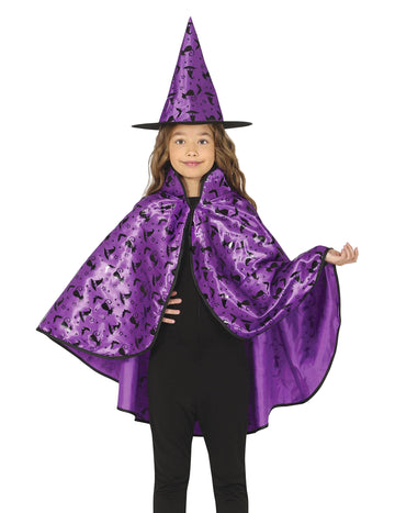 Detská súprava na čarodejnice a klobúku