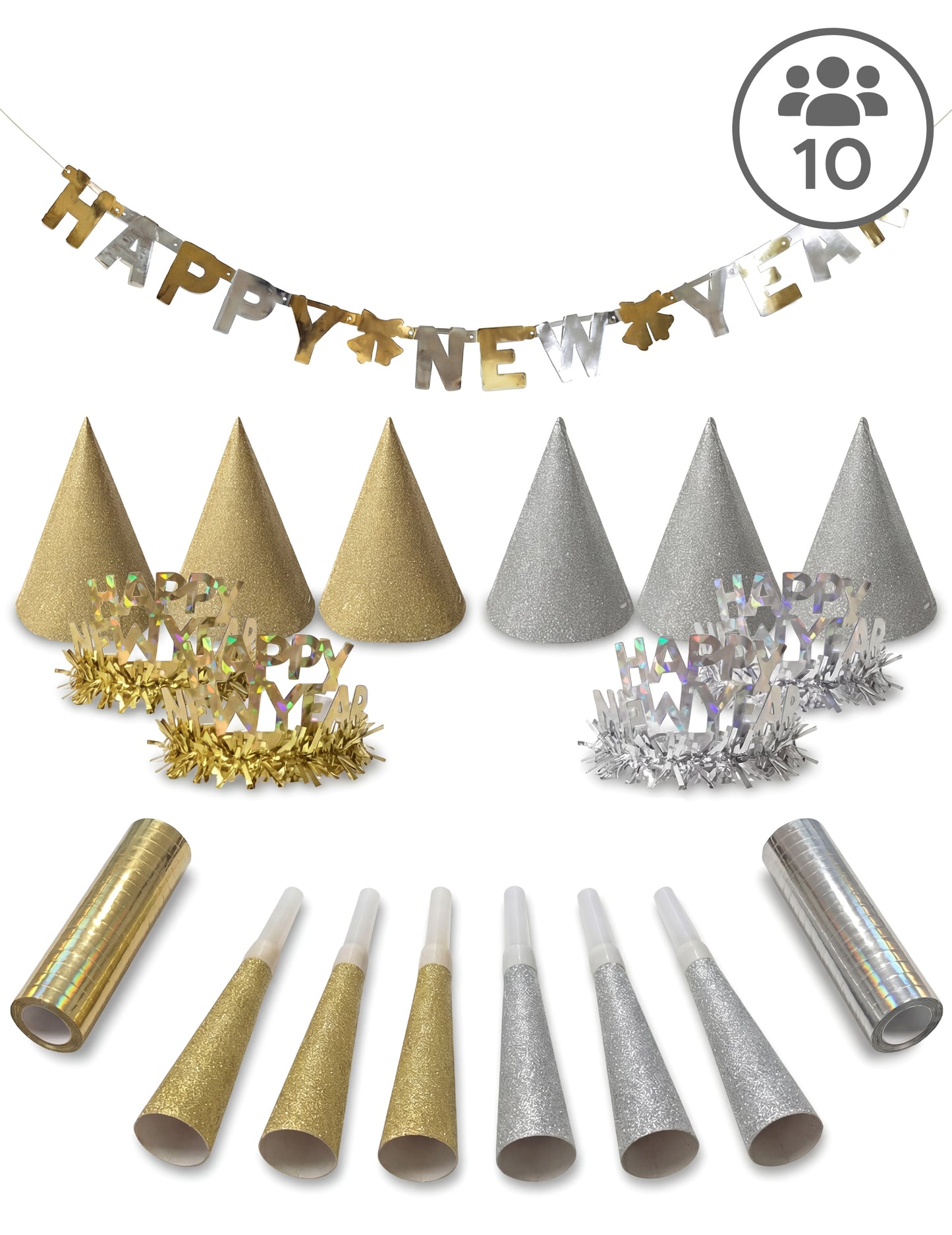 Súprava zlata a strieborného kusu 27 kusov