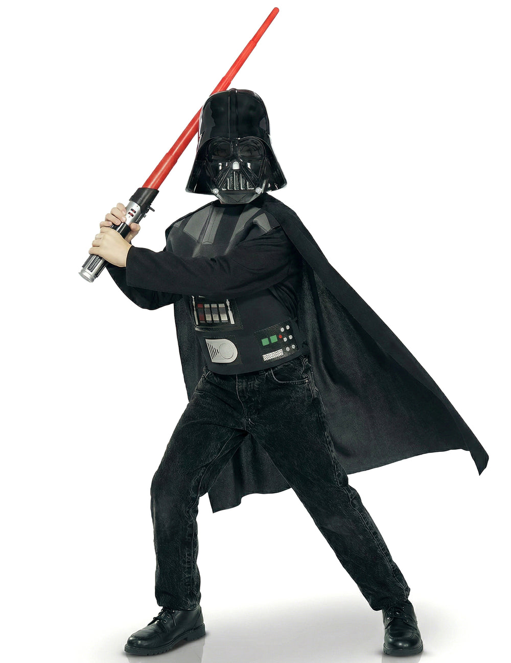 Vue de profil du Kit Dark Vador pour enfant