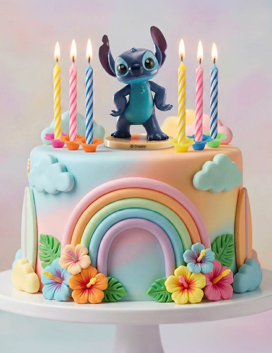 Sada PVC figúrok Stitch™ so sviečkami