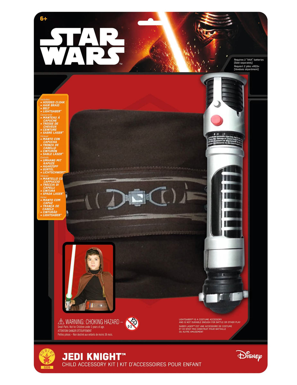 Pohľad na balenie a doplnky súpravy Jedi Star Wars™