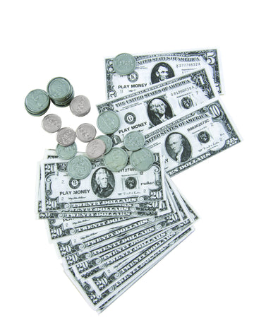 Vstupenky a mince doláre doláre