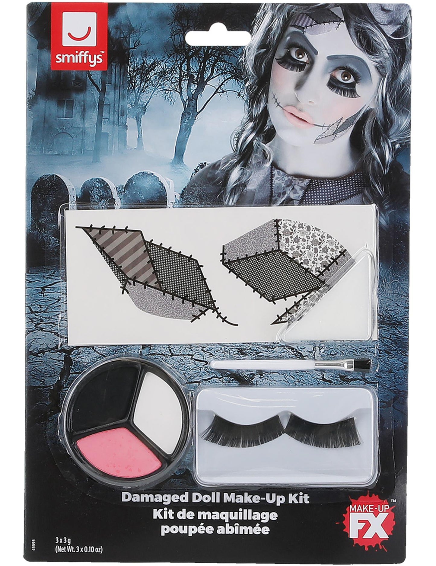 Halloweenská make -up sada pre dospelých