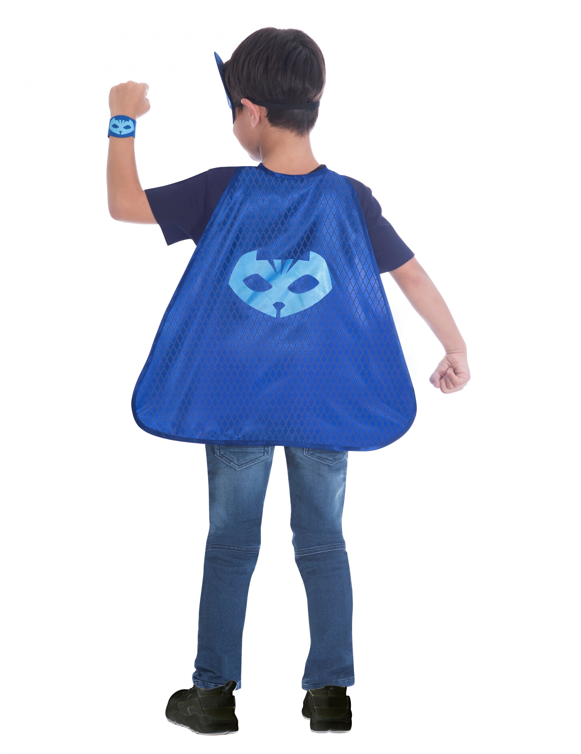 Vue de dos du kit masque et cape Yoyo Pyjamasque