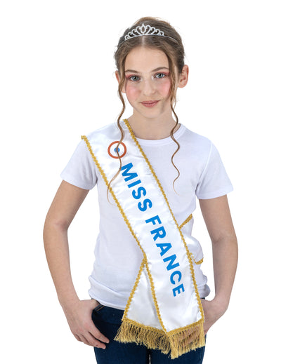 Sada Miss France™ šerpa a tiara