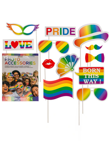 Súprava na fotenie Pride Rainbow, 12 kusov