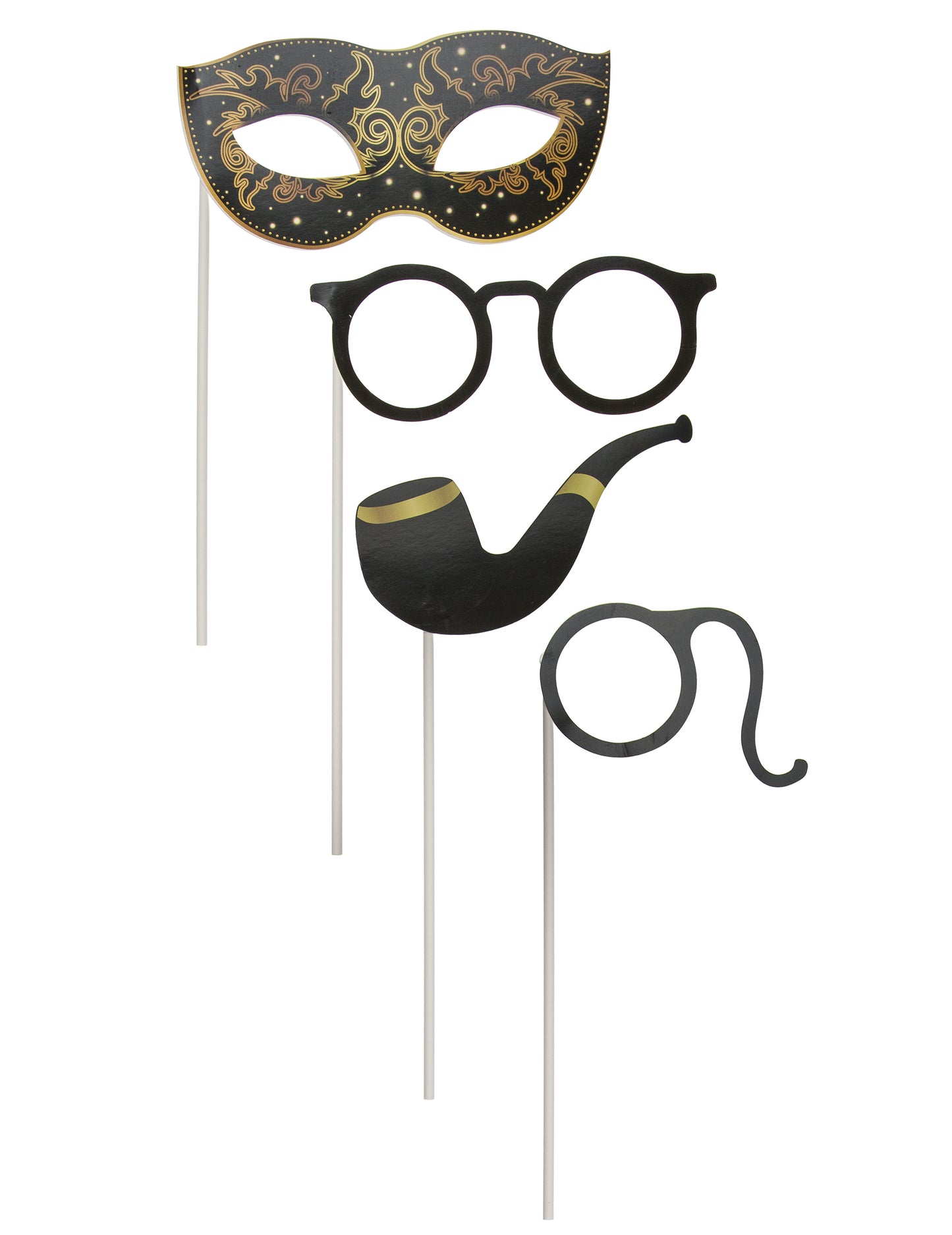 12-dielna novoročná fotobúdková súprava