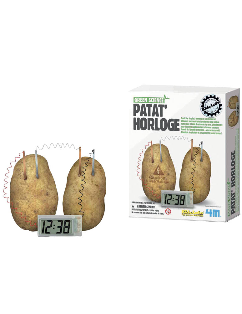 Súprava na výrobu zemiakových hodín 22 x 17 cm, energia zemiakov