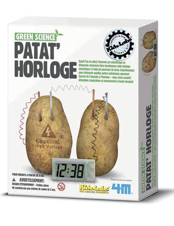 Súprava na výrobu zemiakových hodín 22 x 17 cm, energia zemiakov