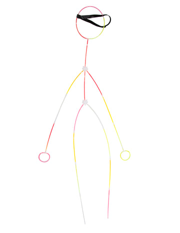 Súprava na svietiacu siluetu v tme