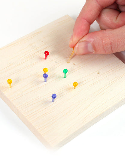 Súprava na výrobu string artu pre deti s morskou tematikou a obrázkami zo šnúrok