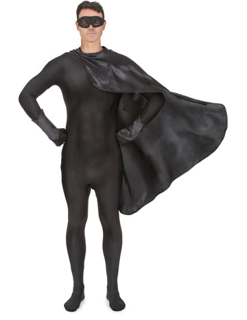 Súprava čierneho superhrdinu pre dospelých 