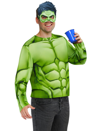 Súprava top a maska Hulk™ pre dospelých