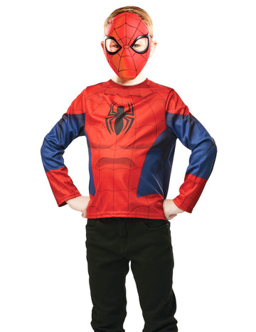 Top súpravy a detská maska Spiderman
