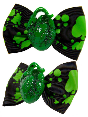 Kreepsville gotický srdcový vlasový doplnok 