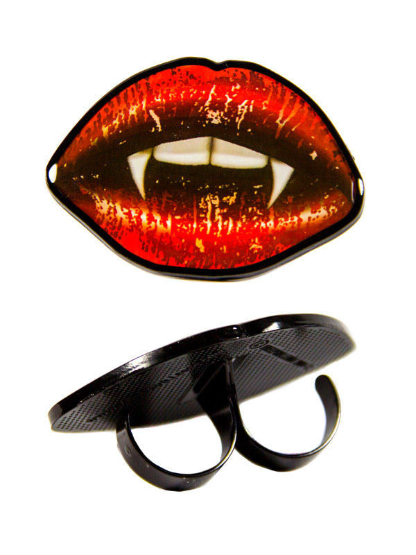 Kreepsville gotický upírsky prsteň 