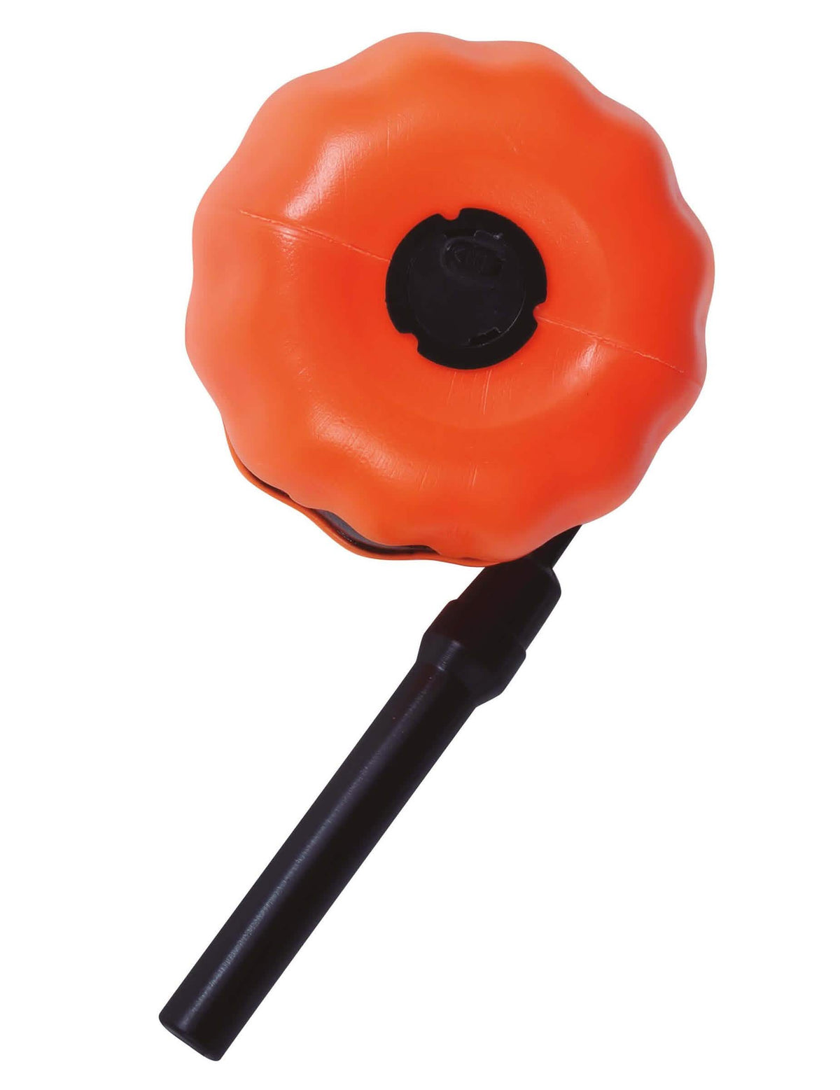 Pohľad zozadu na halloween tekvica baterku