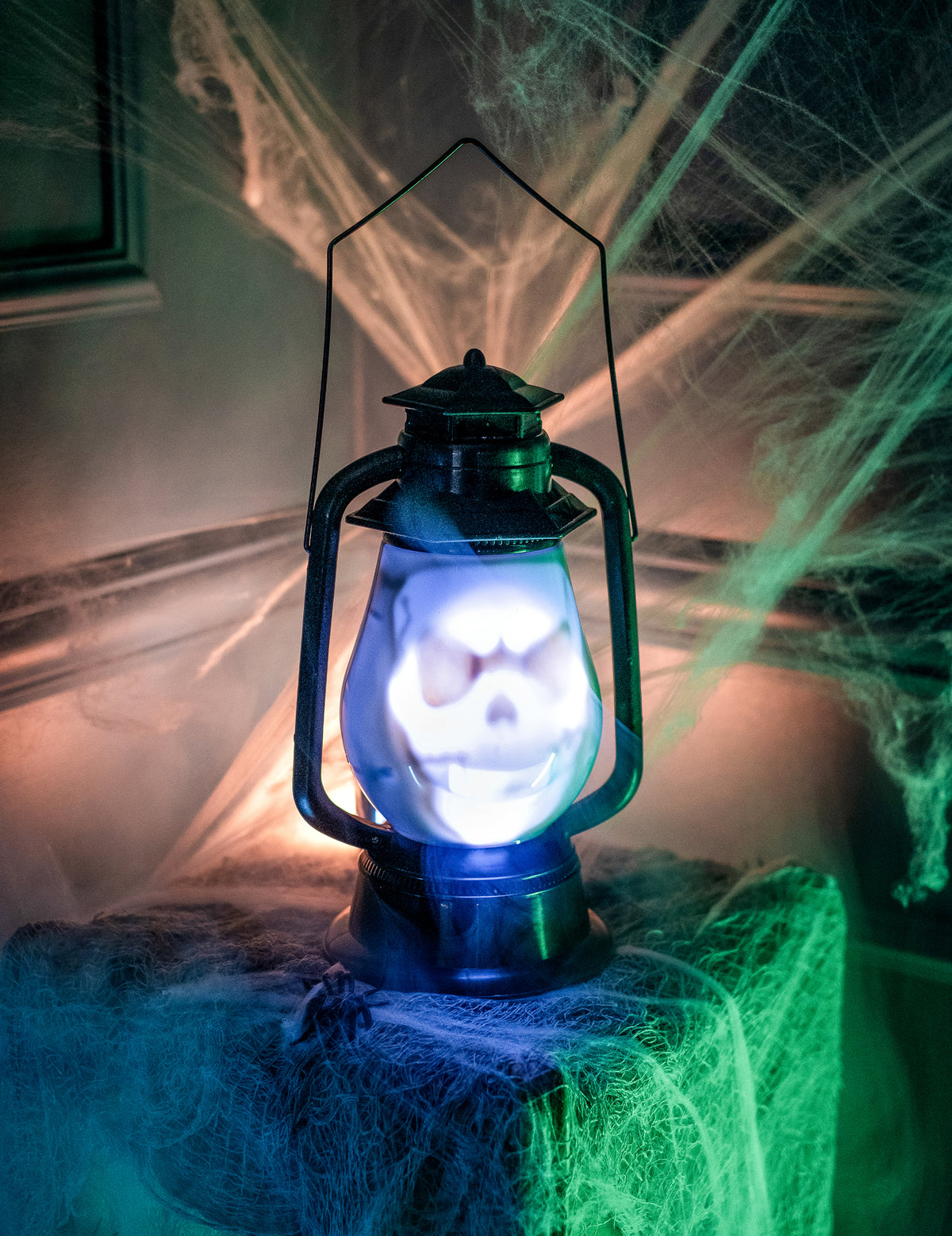 Svetlo a zvuková lampa 30 cm Halloween