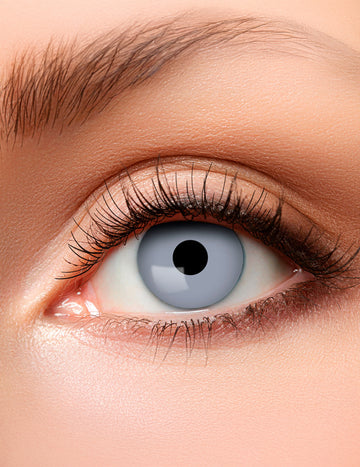 Kontaktné šošovky bez korekcie Fancy Eye Zombie Grey Halloween Halloween