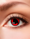 Lentilles fantaisies manga pour adulte rouge et noir 1 semaine